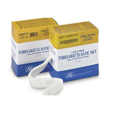 Bandage Tubegauz 1"x25yd Gauze Elastic Net Size 4 White Bx - Surgical Supplies NY